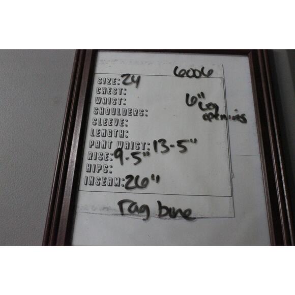 Rag & Bone Women's 24 Blue Bryon Miramar Nina Cigarette Jean Pants - Picture 5 of 5